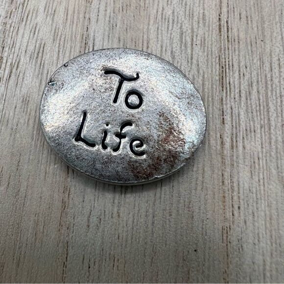 🍭6/$30 Star of David small silver life token - Picture 2 of 3